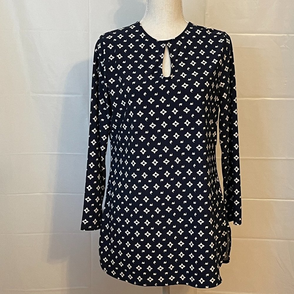 Ralph Lauren Green Label Ralph Lauren Shirt 3/4 sleeve Medium Navy/White
